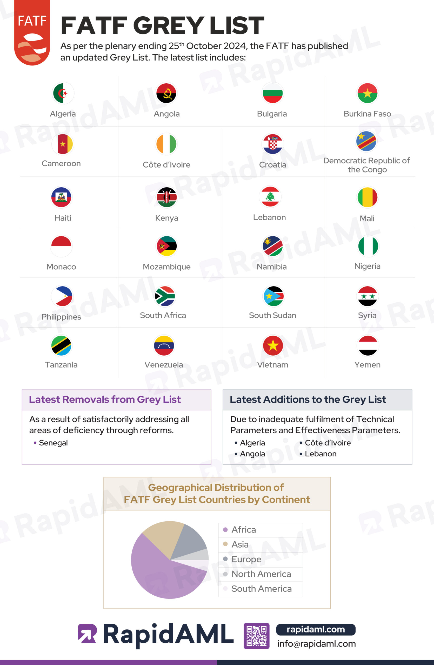 FATF Grey List October 2024