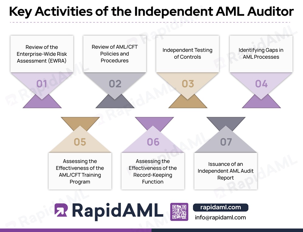 Key Activities of the Independent AML Auditor